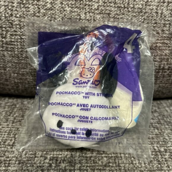 Vintage 2001 Sanrio Pochacco Happy Meal Toy In Original Bag - Picture 1 of 2